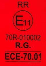 ECE-70認証マーク